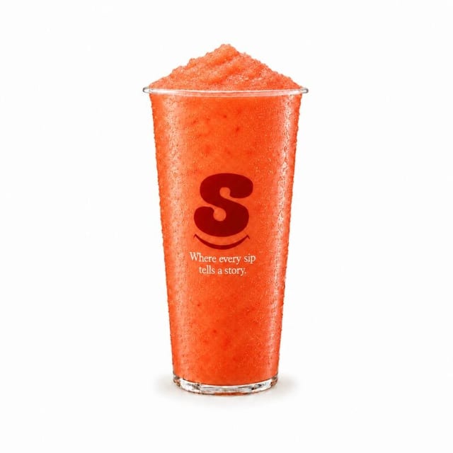 Strawberry mango lemonade (blended).