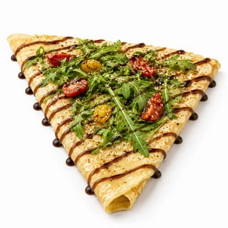 Pesto brunch bloom crepe (savory)
