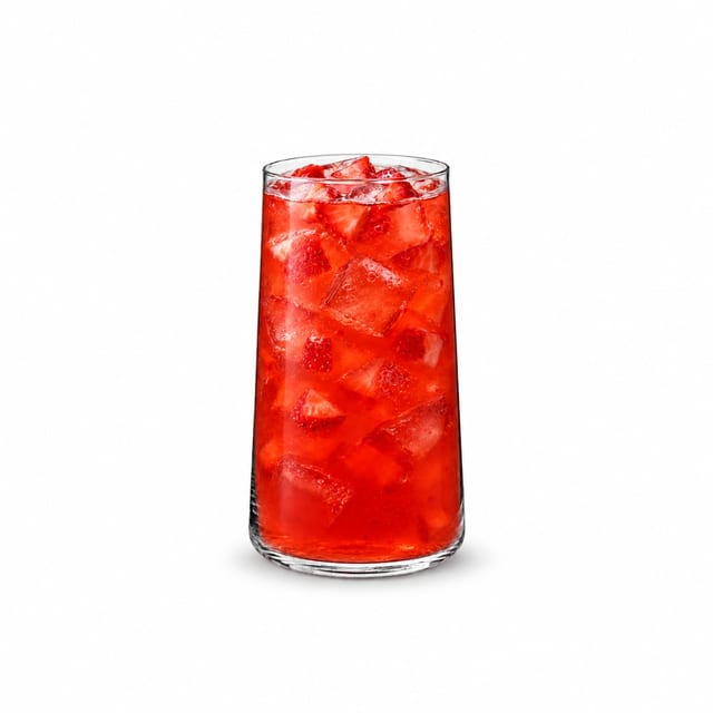 Strawberry fruit tea.
