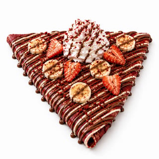 Red velvet crepe